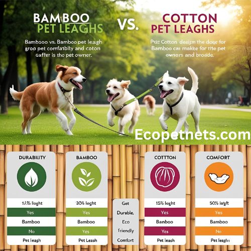 Bamboo vs Cotton Pet Leashes
