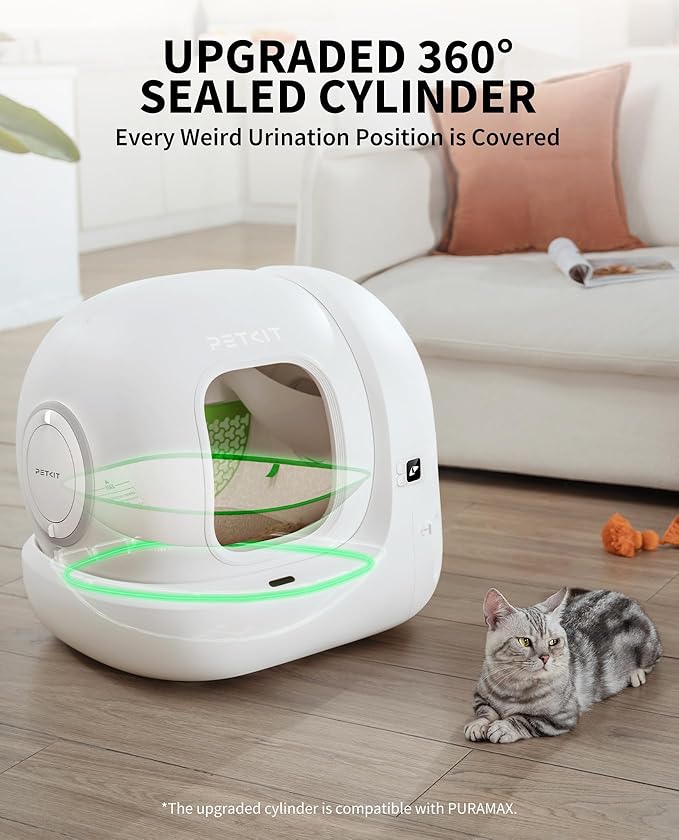 Automatic Cat Litter Box for Multiple Cats